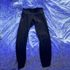 black lulu align pant 25”